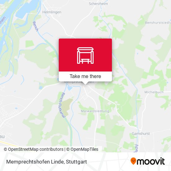 Карта Memprechtshofen Linde