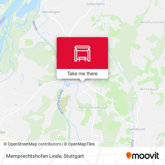 Карта Memprechtshofen Linde