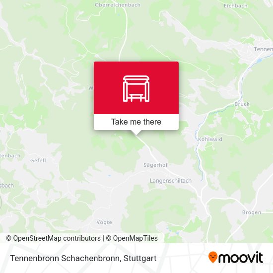 Tennenbronn Schachenbronn map