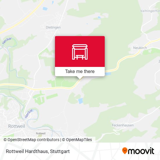 Rottweil Hardthaus map