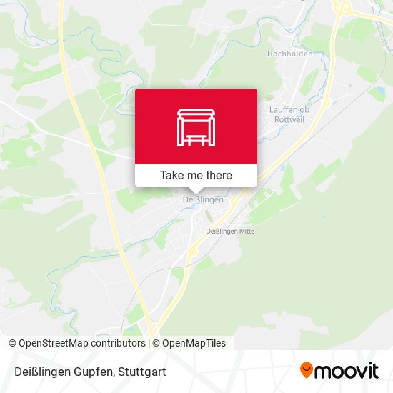 Deißlingen Gupfen map