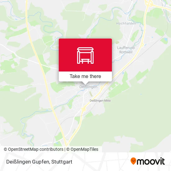 Карта Deißlingen Gupfen
