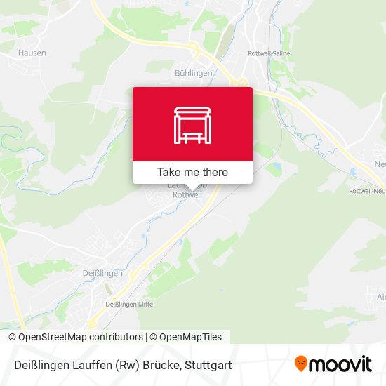 Deißlingen Lauffen (Rw) Brücke map