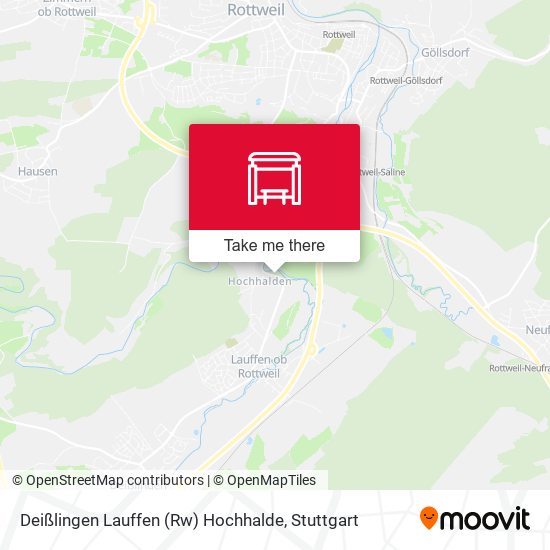 Deißlingen Lauffen (Rw) Hochhalde map
