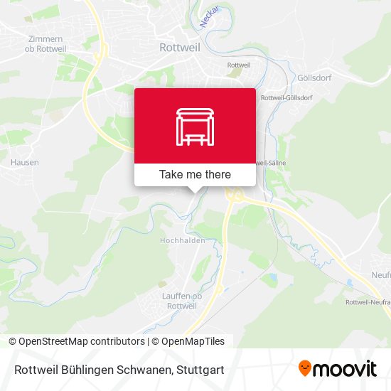 Rottweil Bühlingen Schwanen map