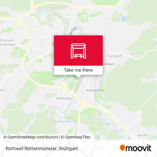 Карта Rottweil Rottenmünster