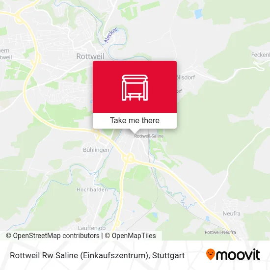 Rottweil Rw Saline (Einkaufszentrum) map