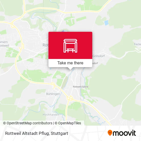 Карта Rottweil Altstadt Pflug