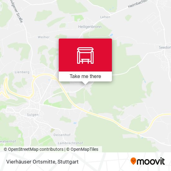 Карта Vierhäuser Ortsmitte