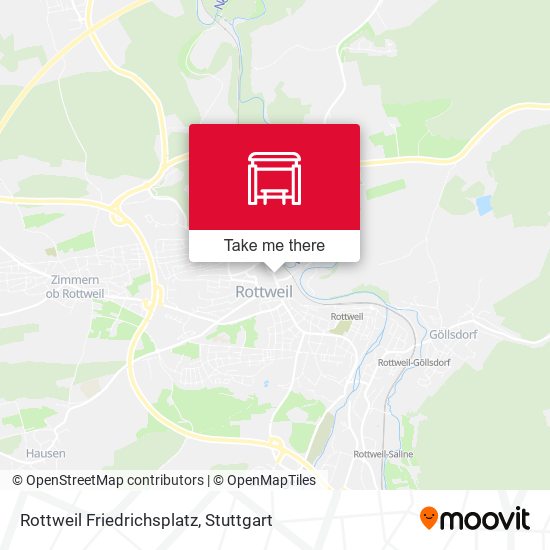 Rottweil Friedrichsplatz map