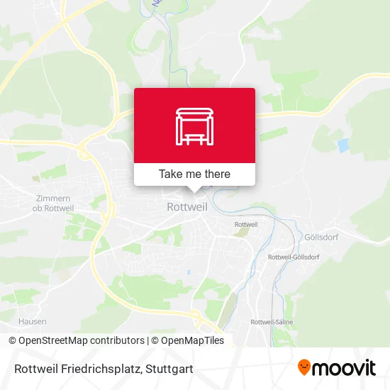 Карта Rottweil Friedrichsplatz