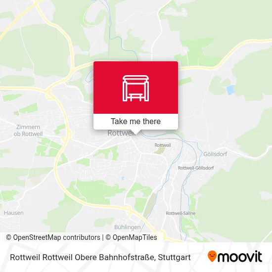 Rottweil Rottweil Obere Bahnhofstraße map