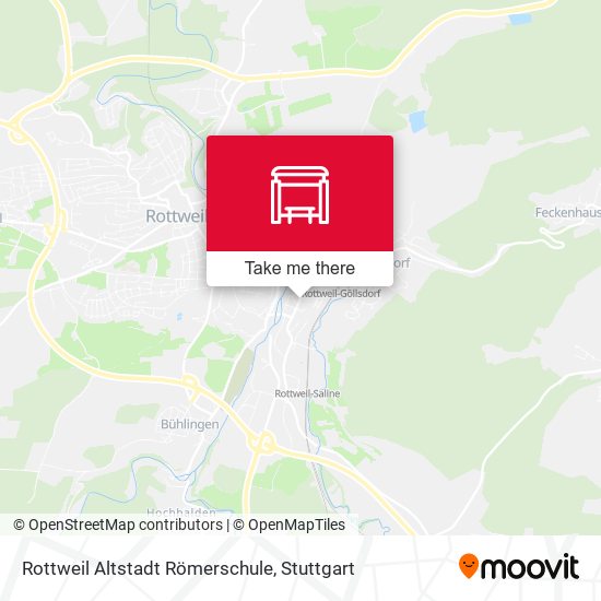 Rottweil Altstadt Römerschule map