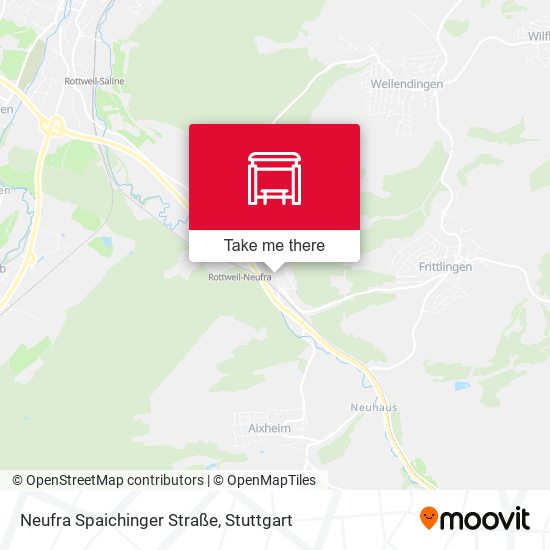 Карта Neufra Spaichinger Straße