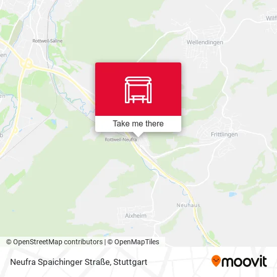Карта Neufra Spaichinger Straße
