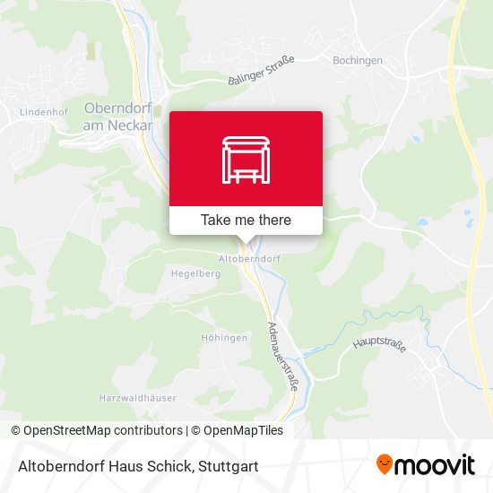 Altoberndorf Haus Schick map