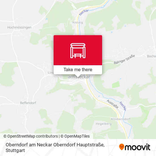 Карта Oberndorf am Neckar Oberndorf Hauptstraße