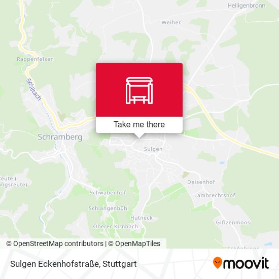 Sulgen Eckenhofstraße map