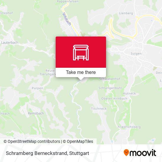 Schramberg Berneckstrand map