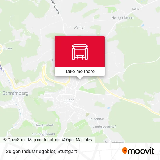 Карта Sulgen Industriegebiet