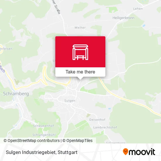 Карта Sulgen Industriegebiet