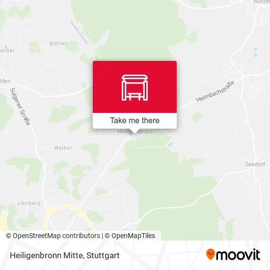 Карта Heiligenbronn Mitte