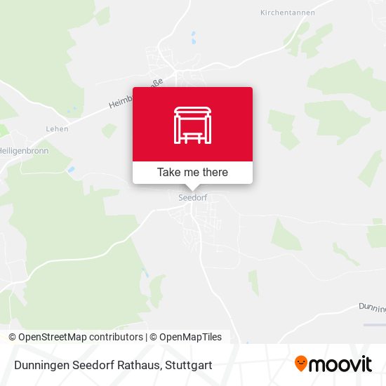 Dunningen Seedorf Rathaus map
