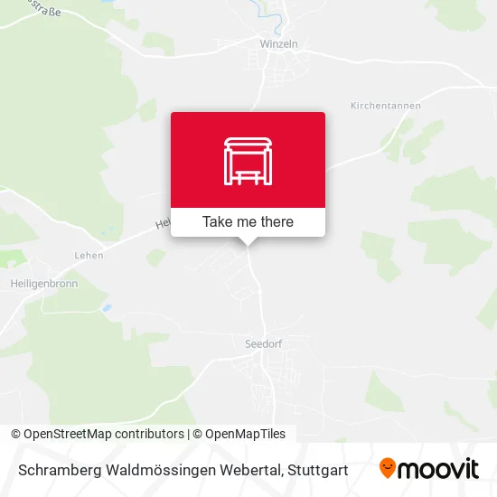 Карта Schramberg Waldmössingen Webertal