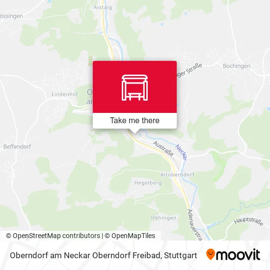 Карта Oberndorf am Neckar Oberndorf Freibad