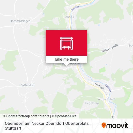 Oberndorf am Neckar Oberndorf Obertorplatz map