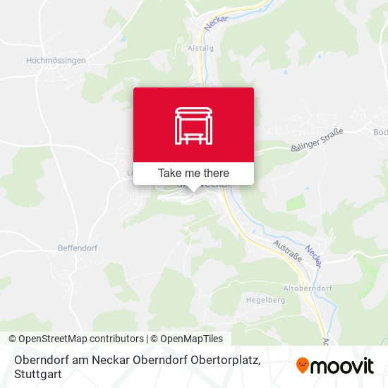 Карта Oberndorf am Neckar Oberndorf Obertorplatz