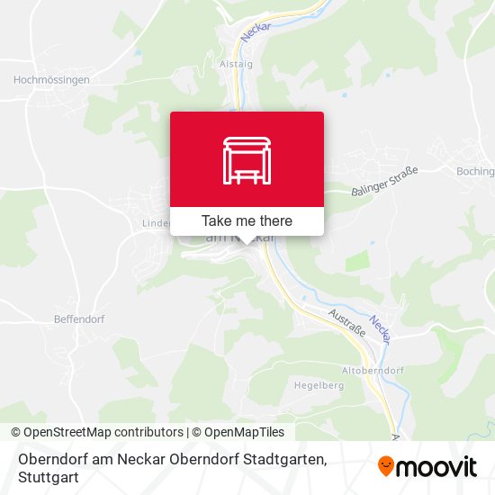 Oberndorf am Neckar Oberndorf Stadtgarten map