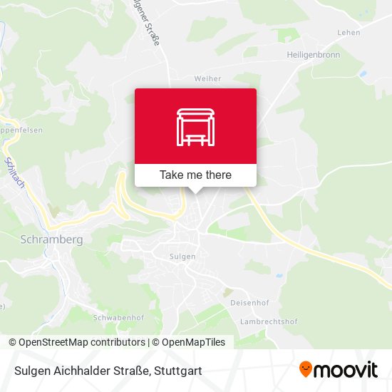 Sulgen Aichhalder Straße map