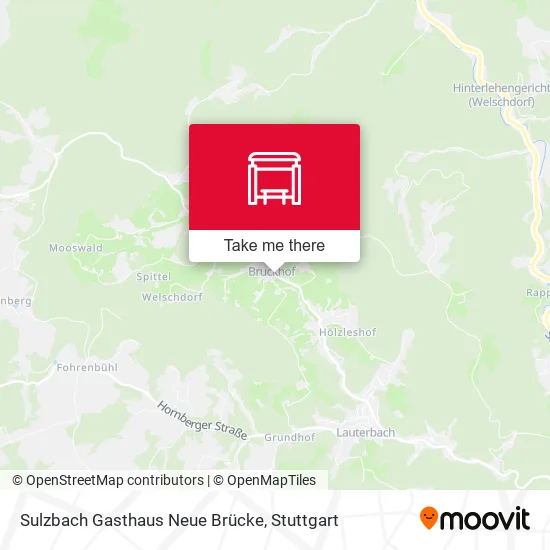 Карта Sulzbach Gasthaus Neue Brücke