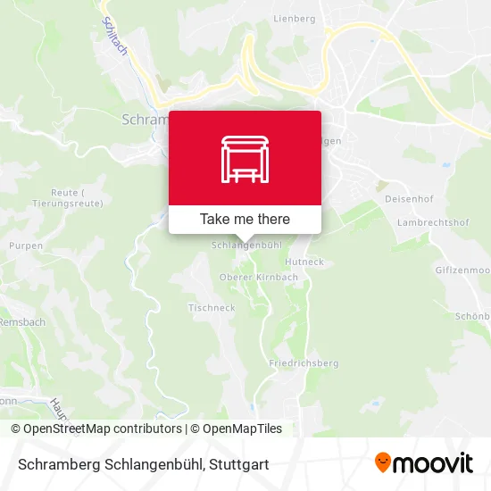 Карта Schramberg Schlangenbühl