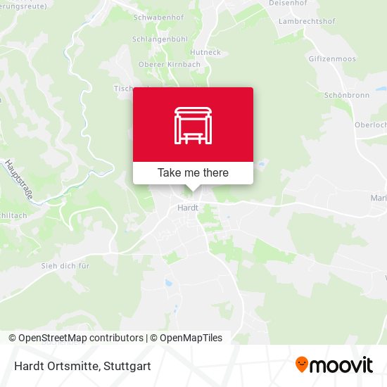 Карта Hardt Ortsmitte