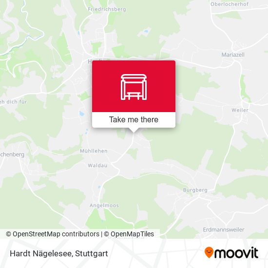 Hardt Nägelesee map