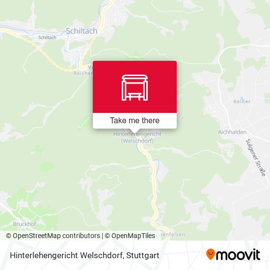 Hinterlehengericht Welschdorf map
