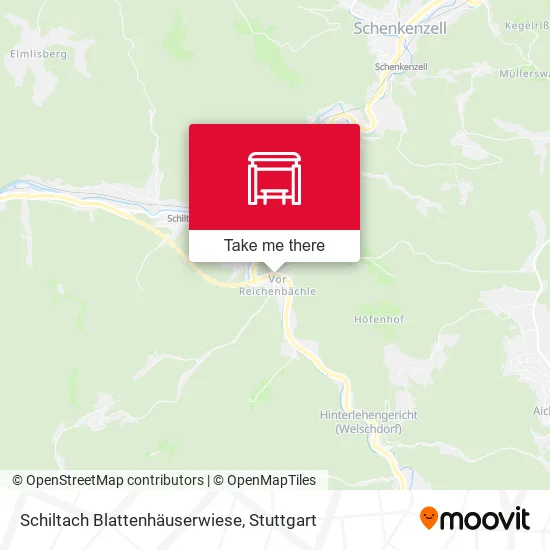 Карта Schiltach Blattenhäuserwiese