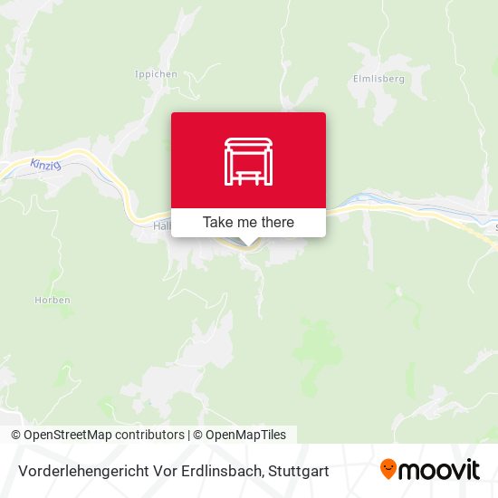 Карта Vorderlehengericht Vor Erdlinsbach