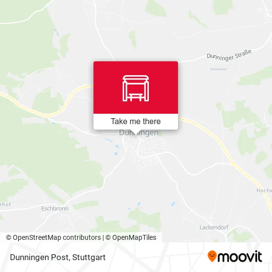 Карта Dunningen Post