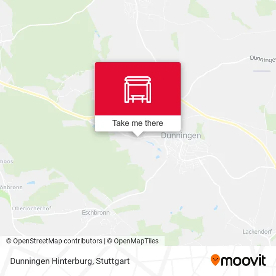 Карта Dunningen Hinterburg