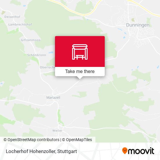 Locherhof Hohenzoller map