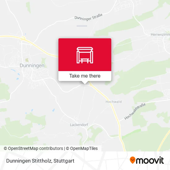 Карта Dunningen Stittholz
