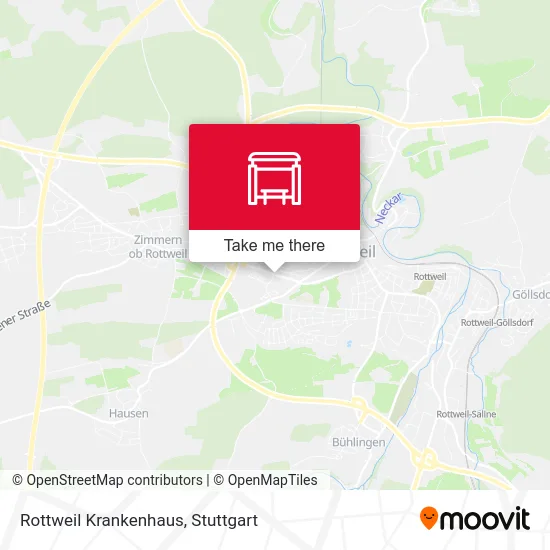 Rottweil Krankenhaus map