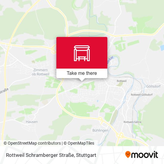 Rottweil Schramberger Straße map