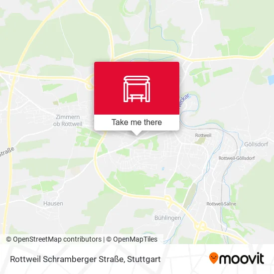 Карта Rottweil Schramberger Straße