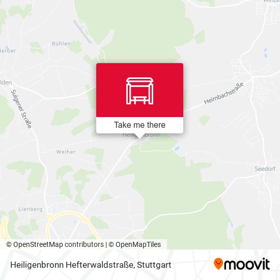 Heiligenbronn Hefterwaldstraße map