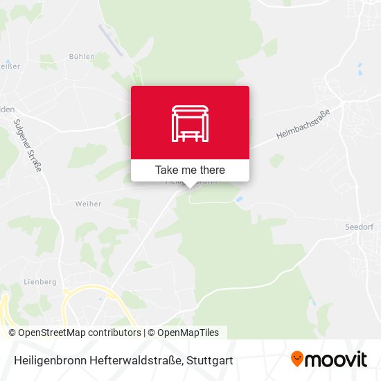 Heiligenbronn Hefterwaldstraße map
