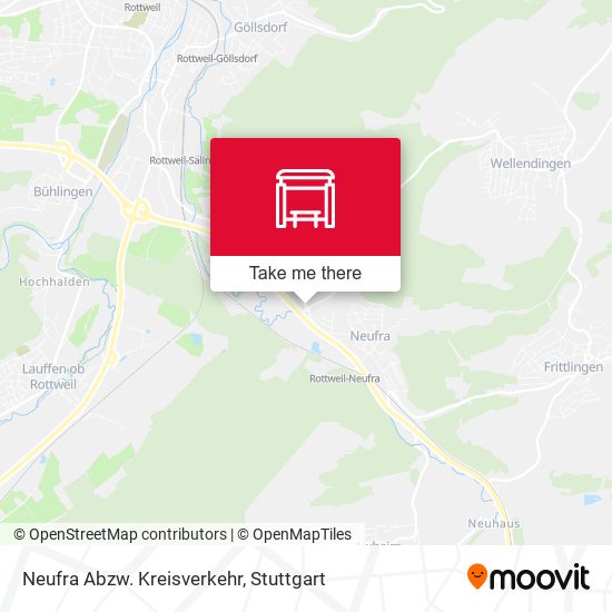 Neufra Abzw. Kreisverkehr map